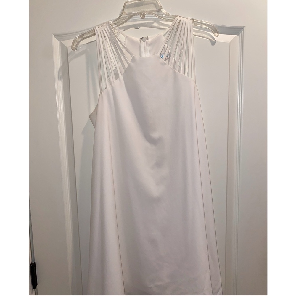 Simple white dress